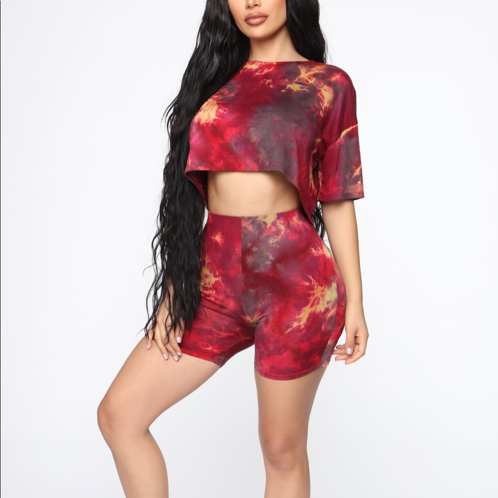 Biker short set